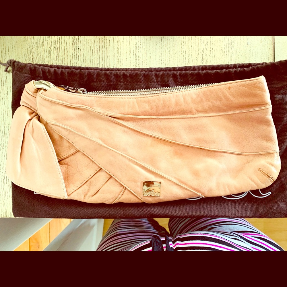 Rose Kooba leather clutch